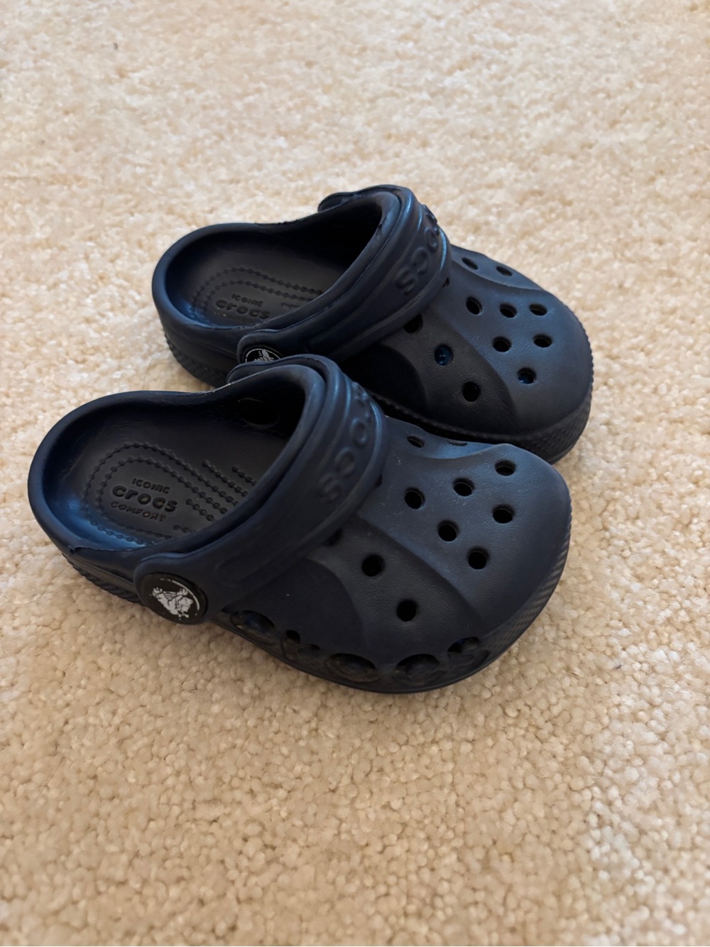 CROCS Kids Navy Blue Classic Clog
